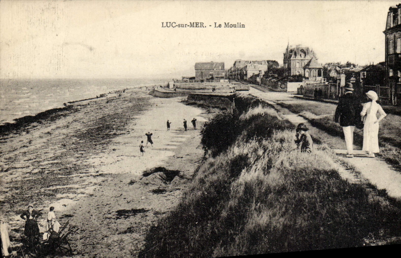 CPA Luc sur mer le moulin