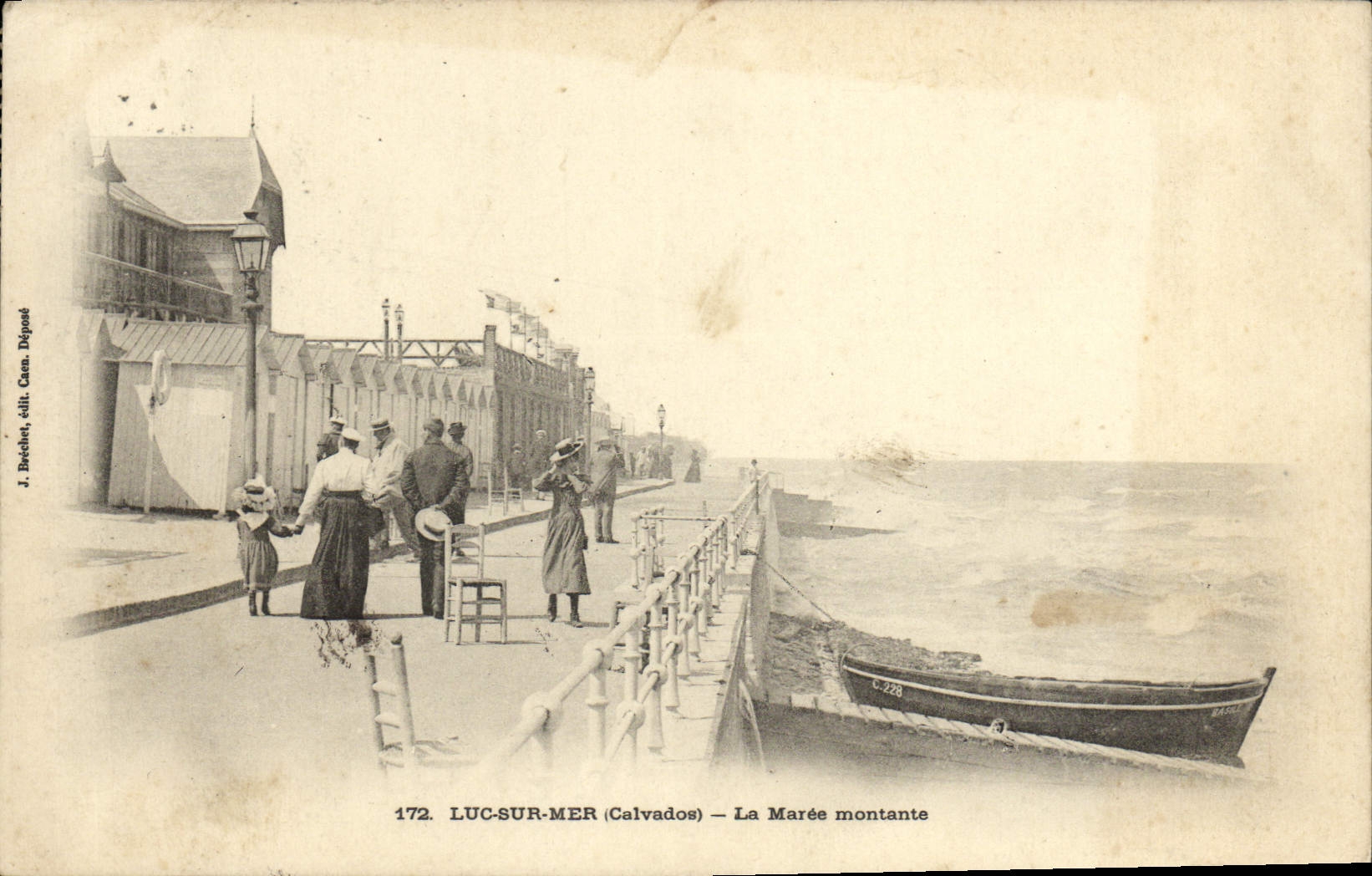 CPA Luc sur mer la maree montante