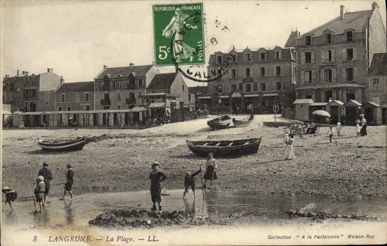 CPA Langrune la plage