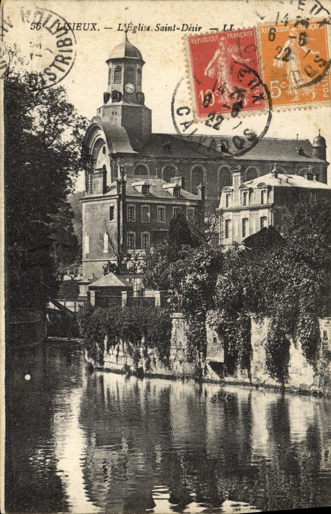 CPA Lisieux L'Eglise saint desir