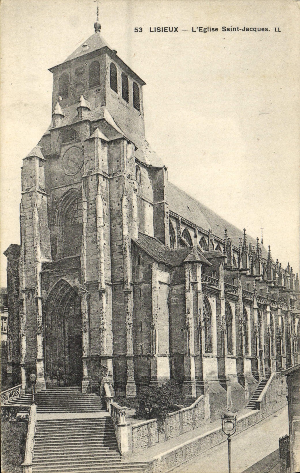 CPA Lisieux L'eglise saint jacques