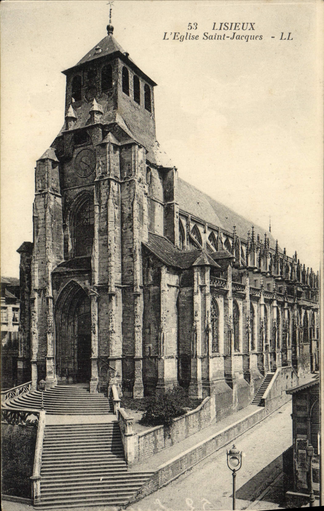 CPA Lisieux L'eglise saint jacques