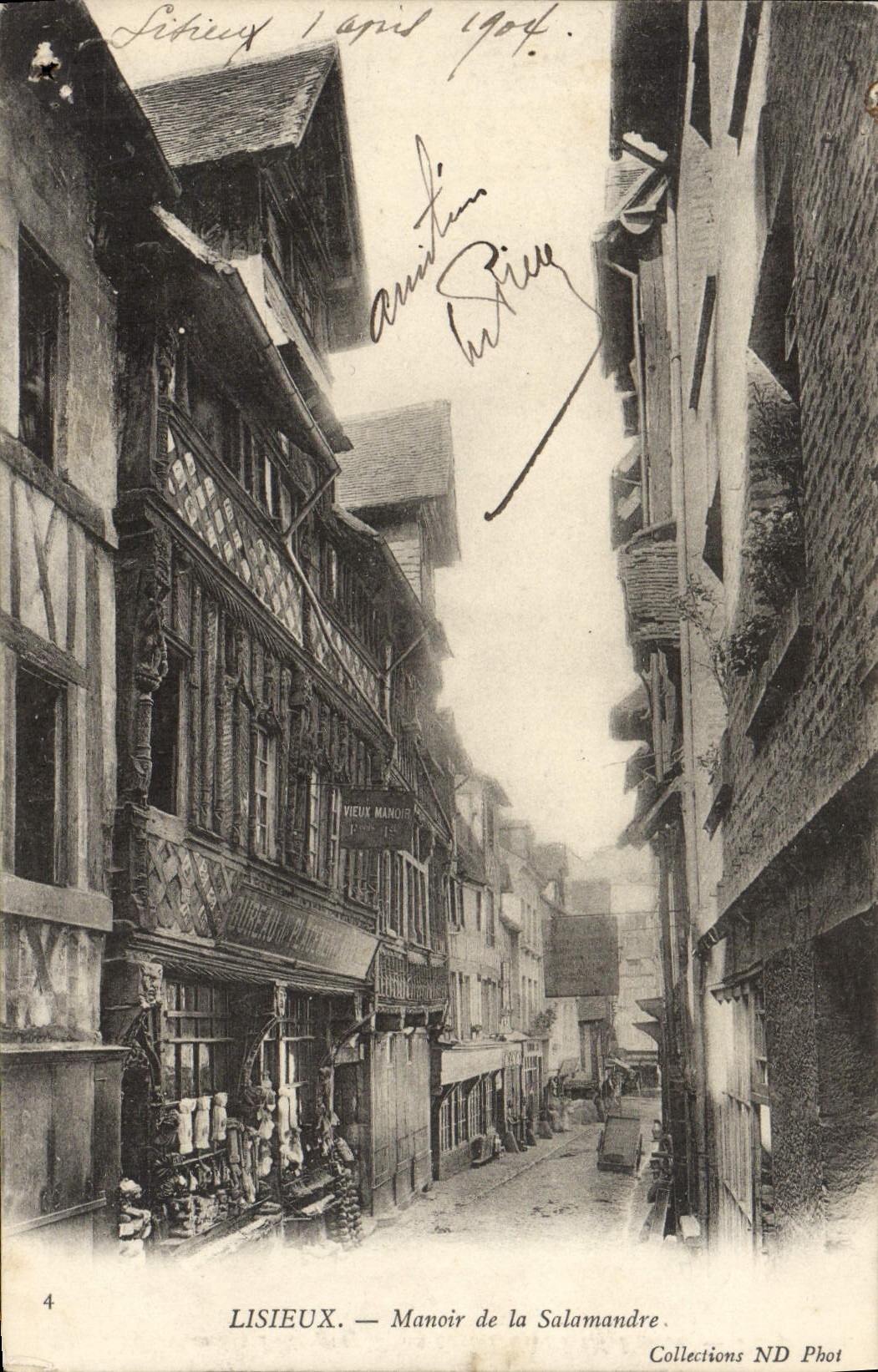 CPA Lisieux Manoir de la Salamandre 