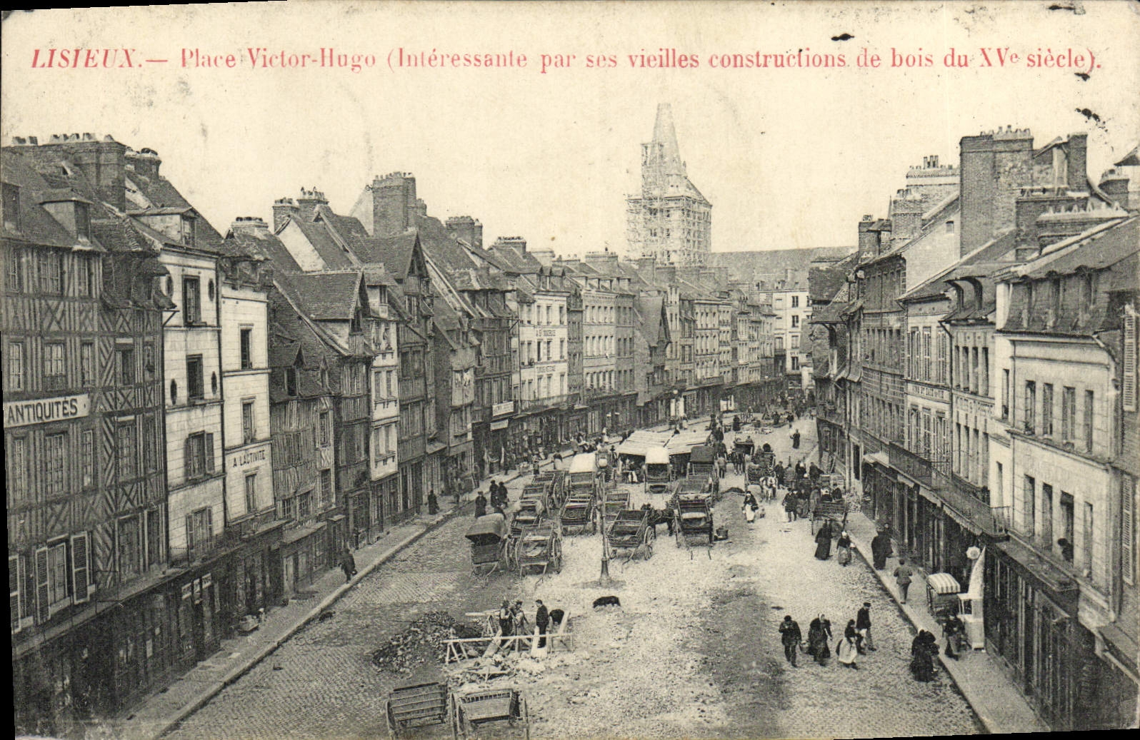 CPA Lisieux Place Victor Hugo
