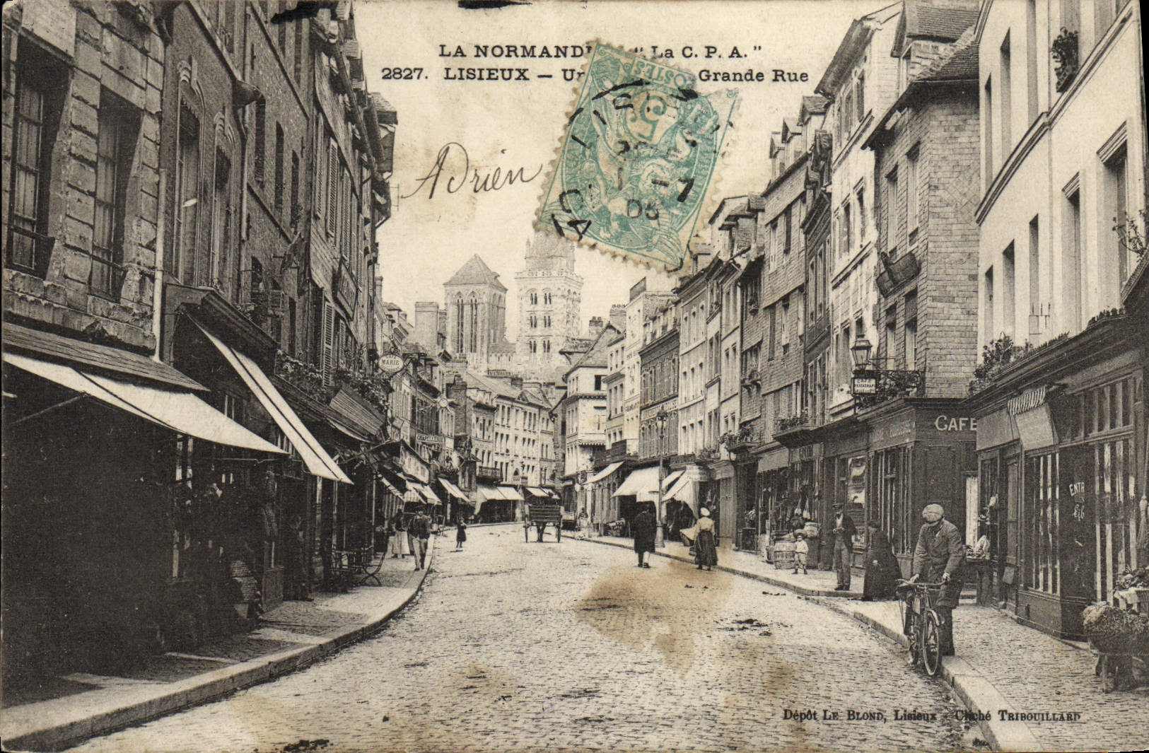 CPA Lisieux Grande Rue 