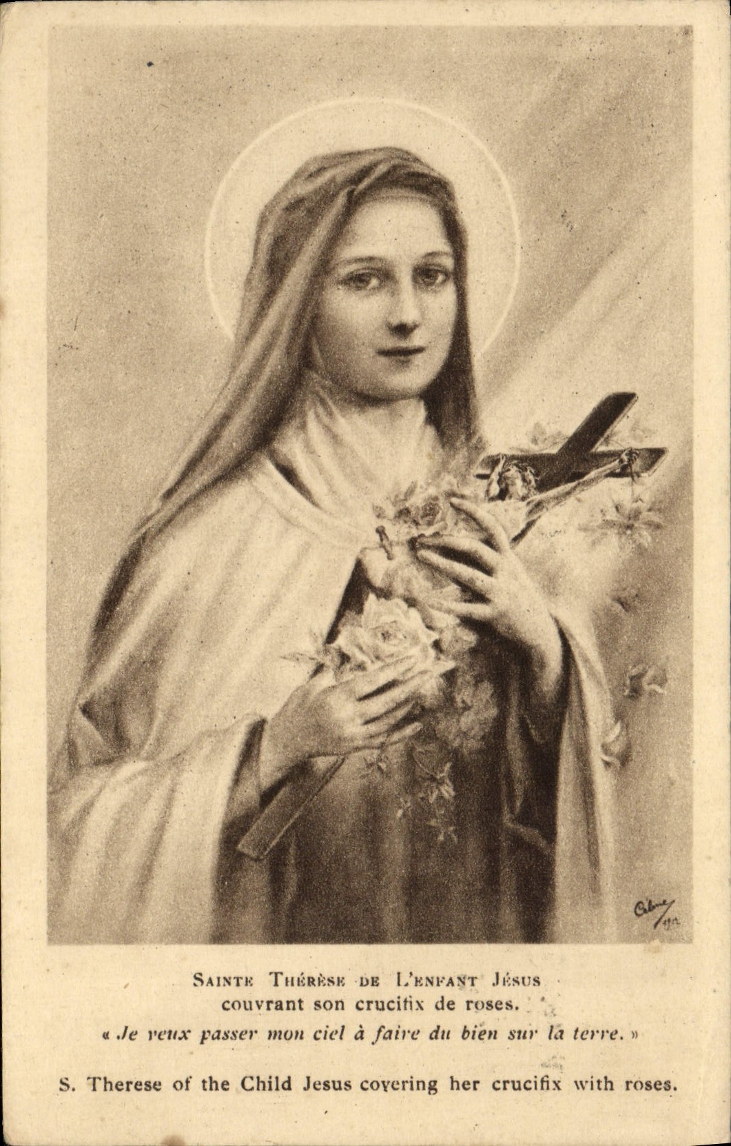 CPA Sainte Therese de L'Enfant Jesus 