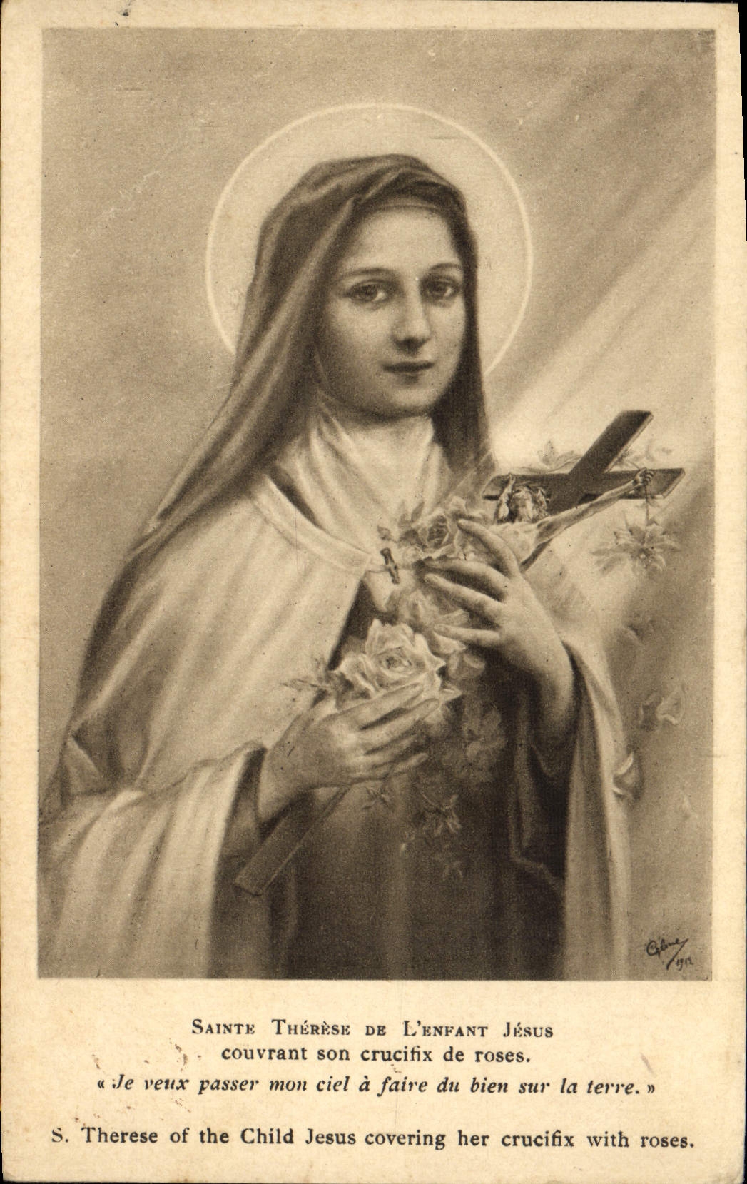 CPA Sainte Therese de L'Enfant Jesus 