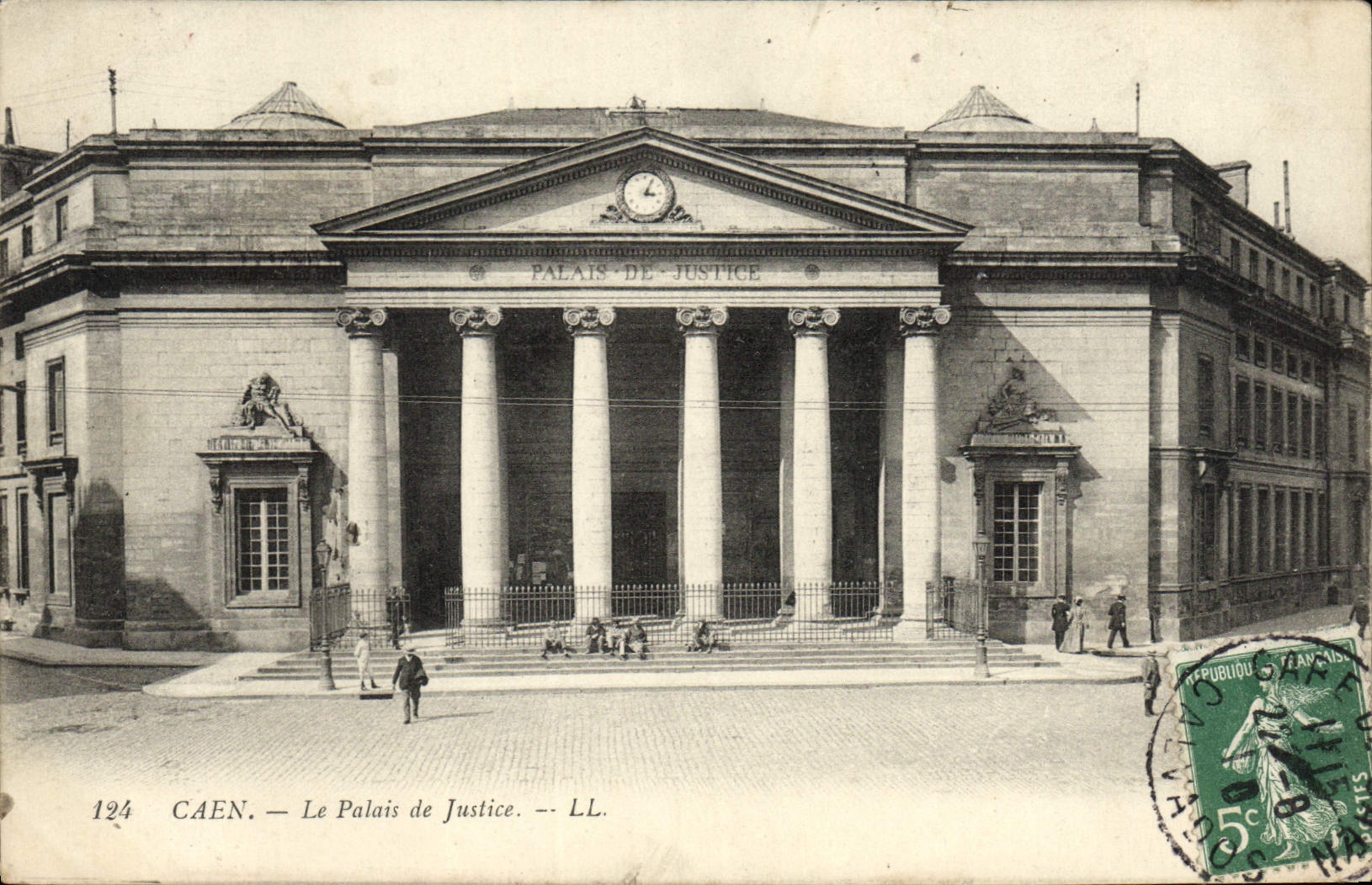 CPA Caen Le Palais de Justice 