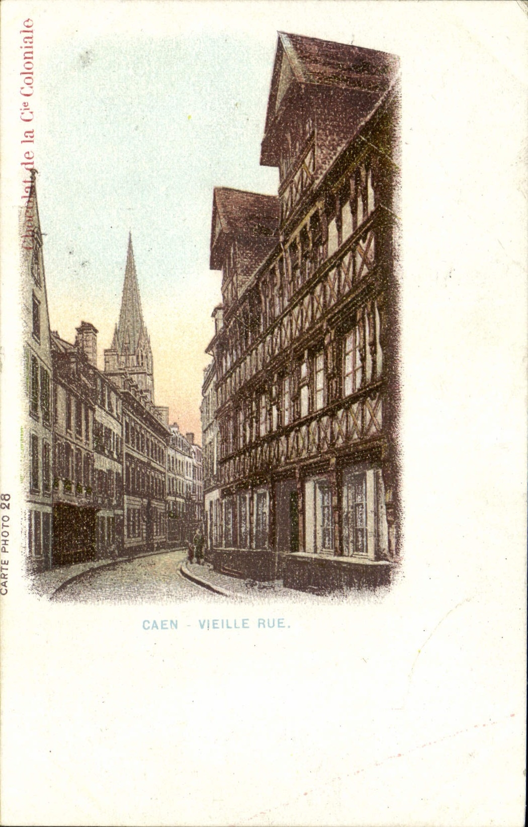 CPA Caen Vieille Rue 