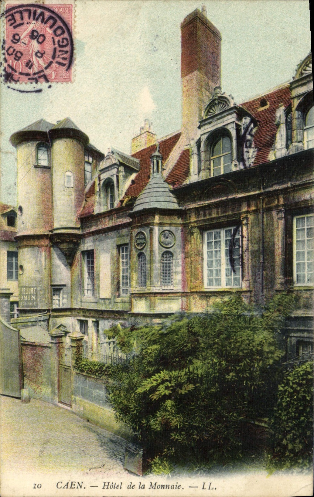 CPA Caen Hotel de la Monnaie 