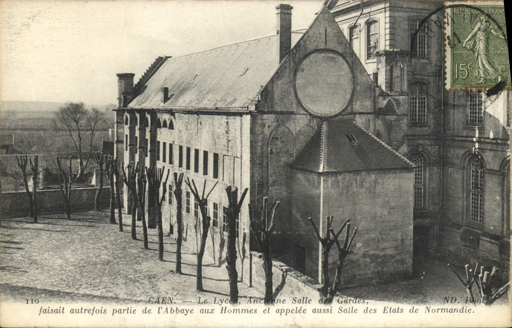 CPA Caen Le Lycee Ancienne Salle des Gardes 