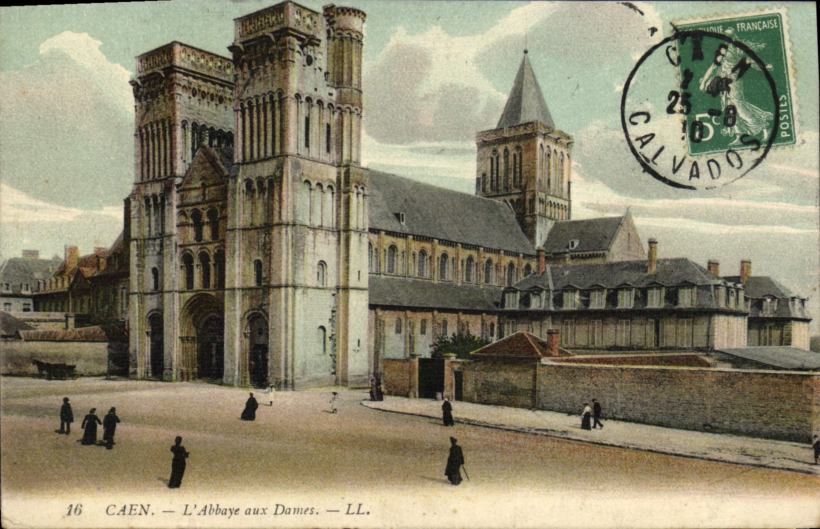 CPA Caen L'Abbaye aux Dames 