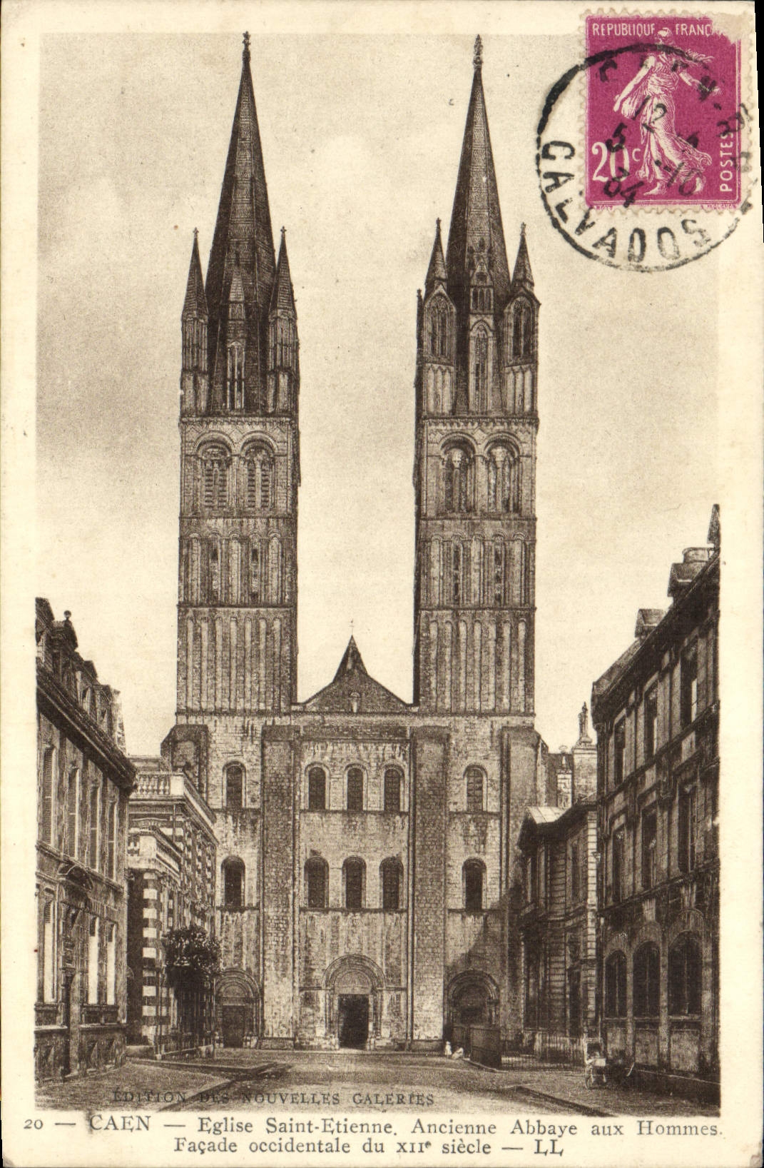 CPA Caen Eglise Saint Etienne Ancienne Abbaye aux Hommes 