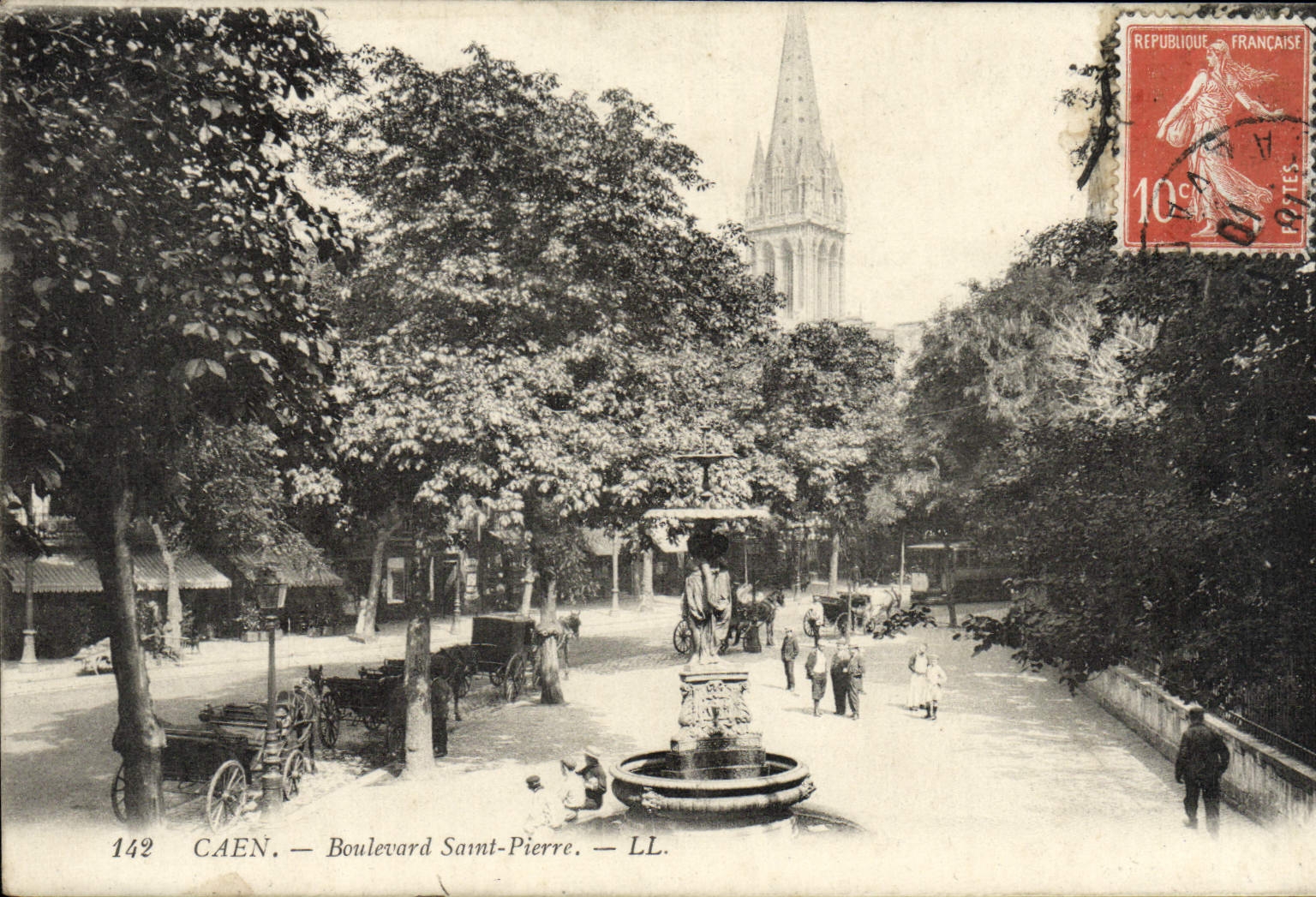 CPA Caen Boulevard Saint Pierre 