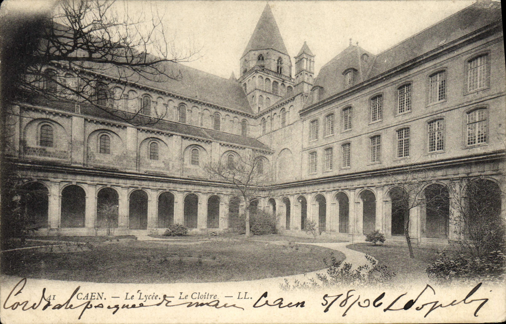 CPA Caen Le Lycee Le Cloitre 