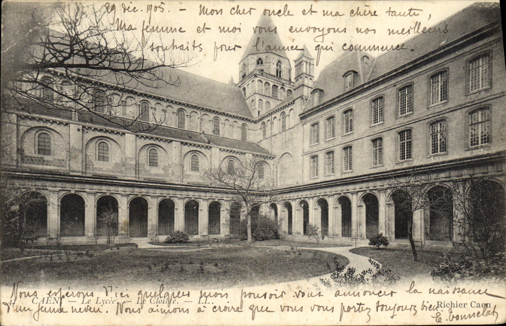 CPA Caen Le Lycee Le Cloitre 