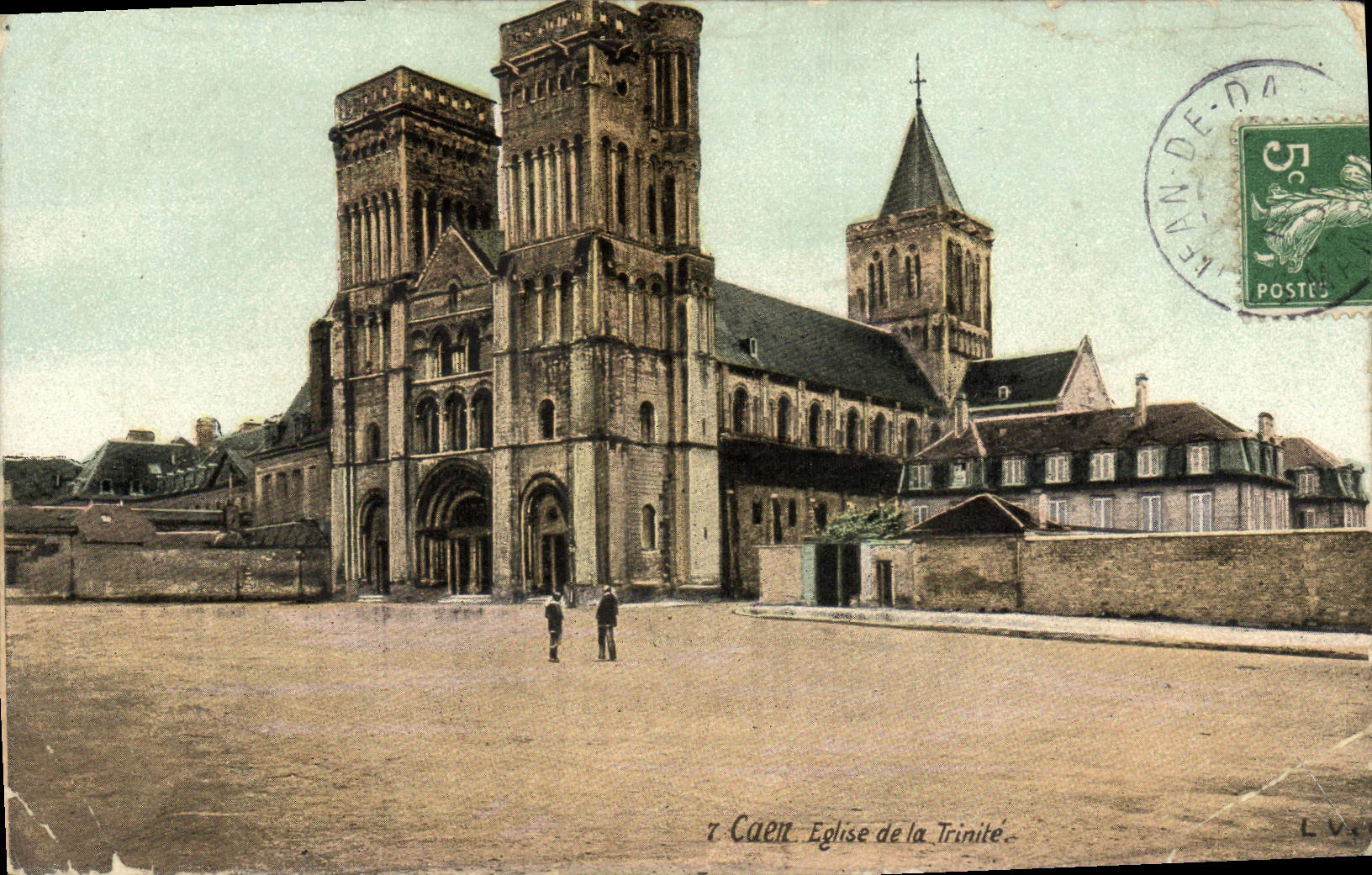 CPA Caen Eglise de la Trinite 