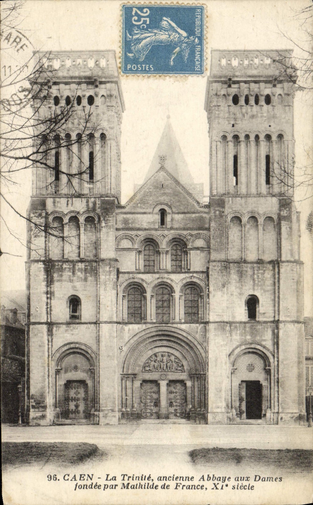 CPA Caen La Trinite ancienne Abbaye aux Dames 