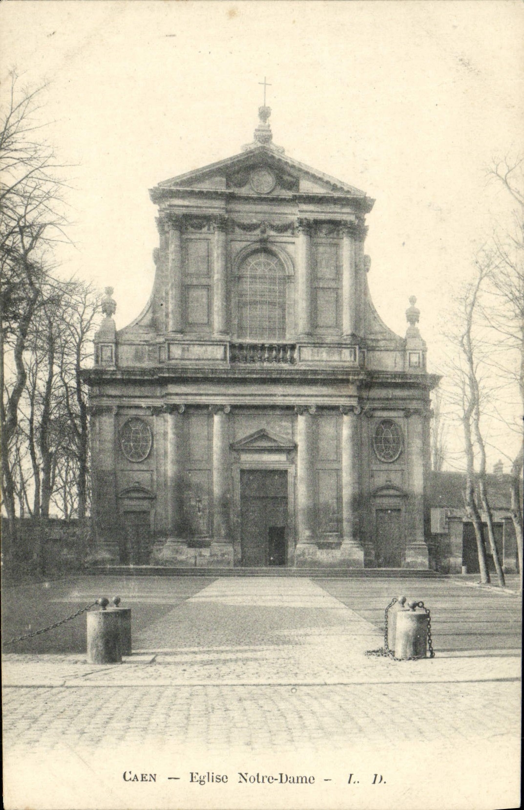 CPA Caen Eglise Notre Dame 