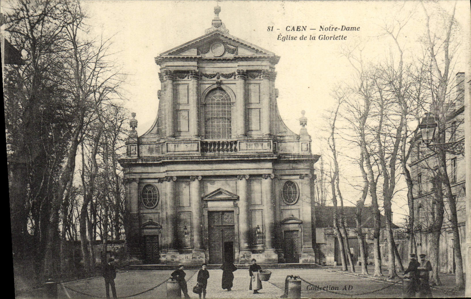 CPA Caen Notre dame eglise de la gloriette
