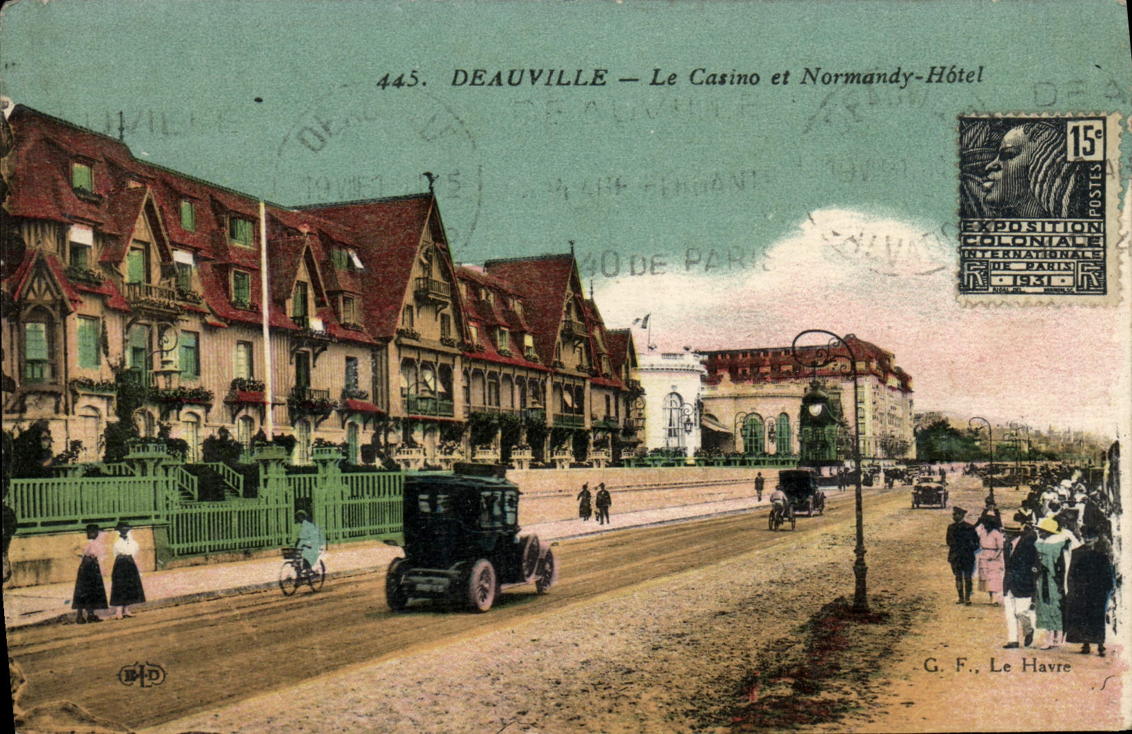 CPA Deauville Le casino et normandy hotel