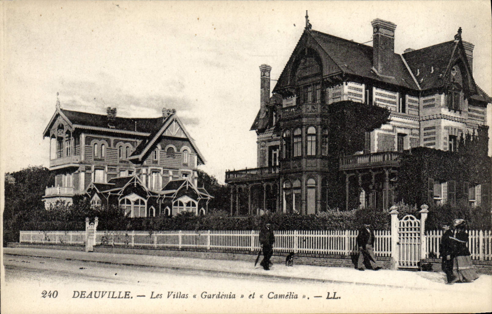 CPA Deauville Les Villas Gardenia et Camelia