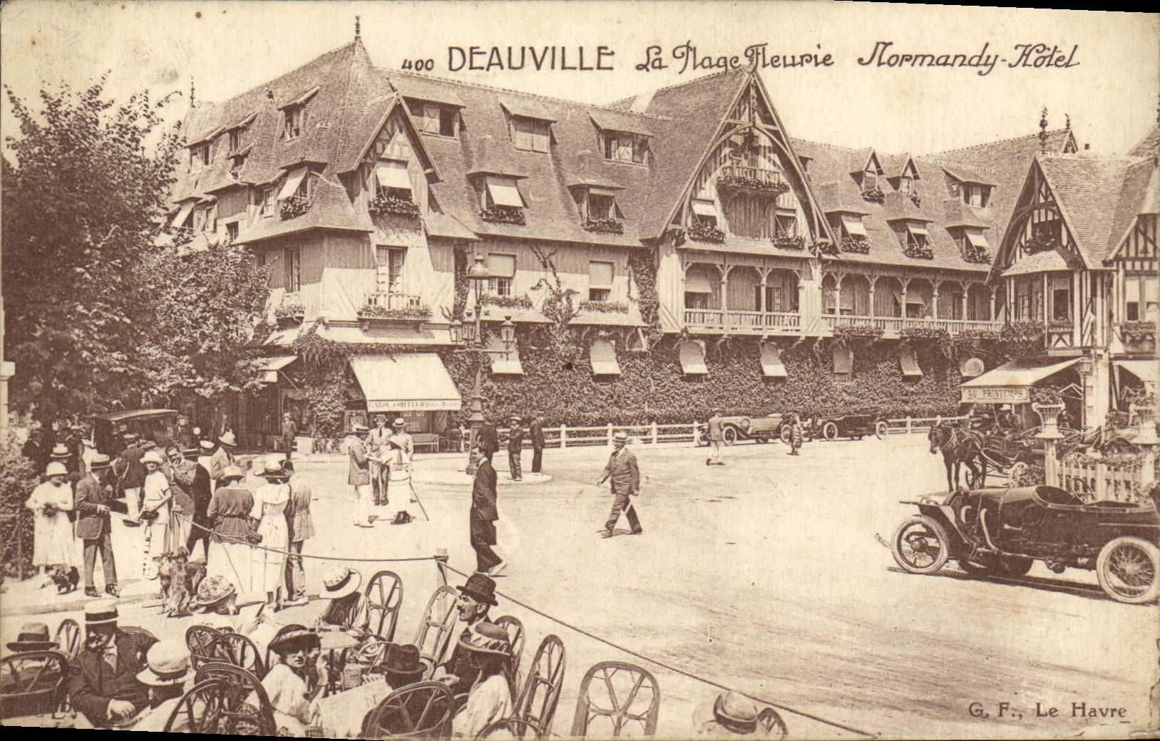 CPA Deauville le normandy hotel