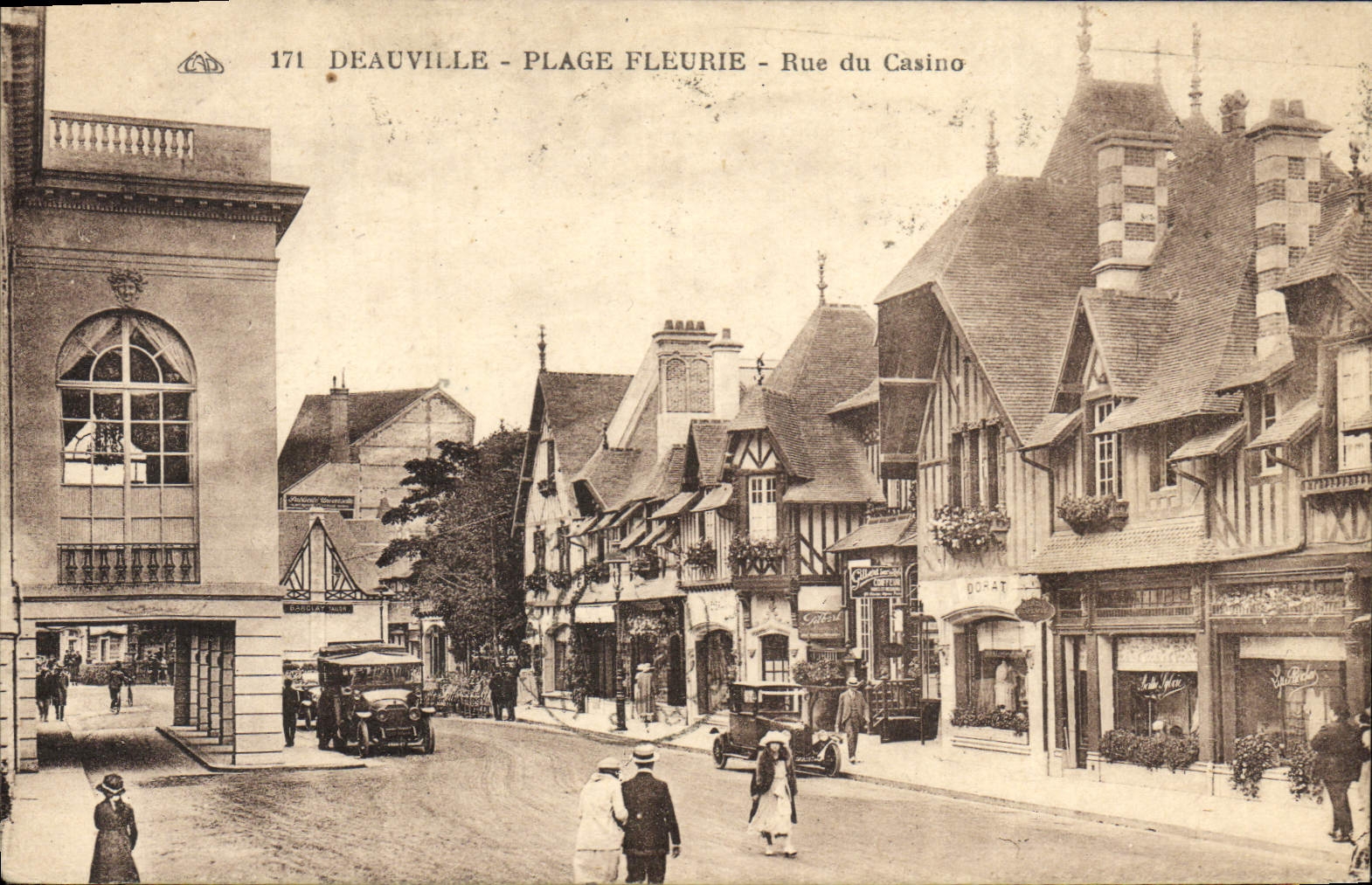 CPA Deauville Rue du casino