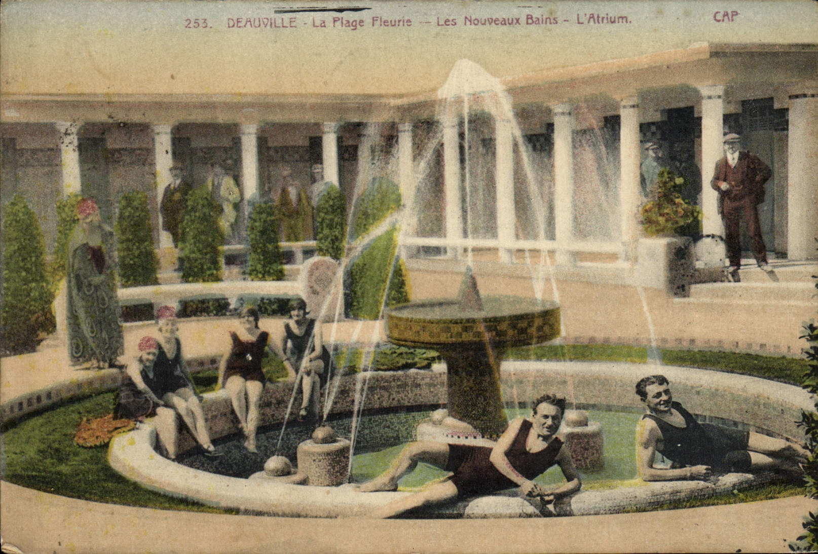 CPA Deauville Les bains l'atrium les nouveaux bains 