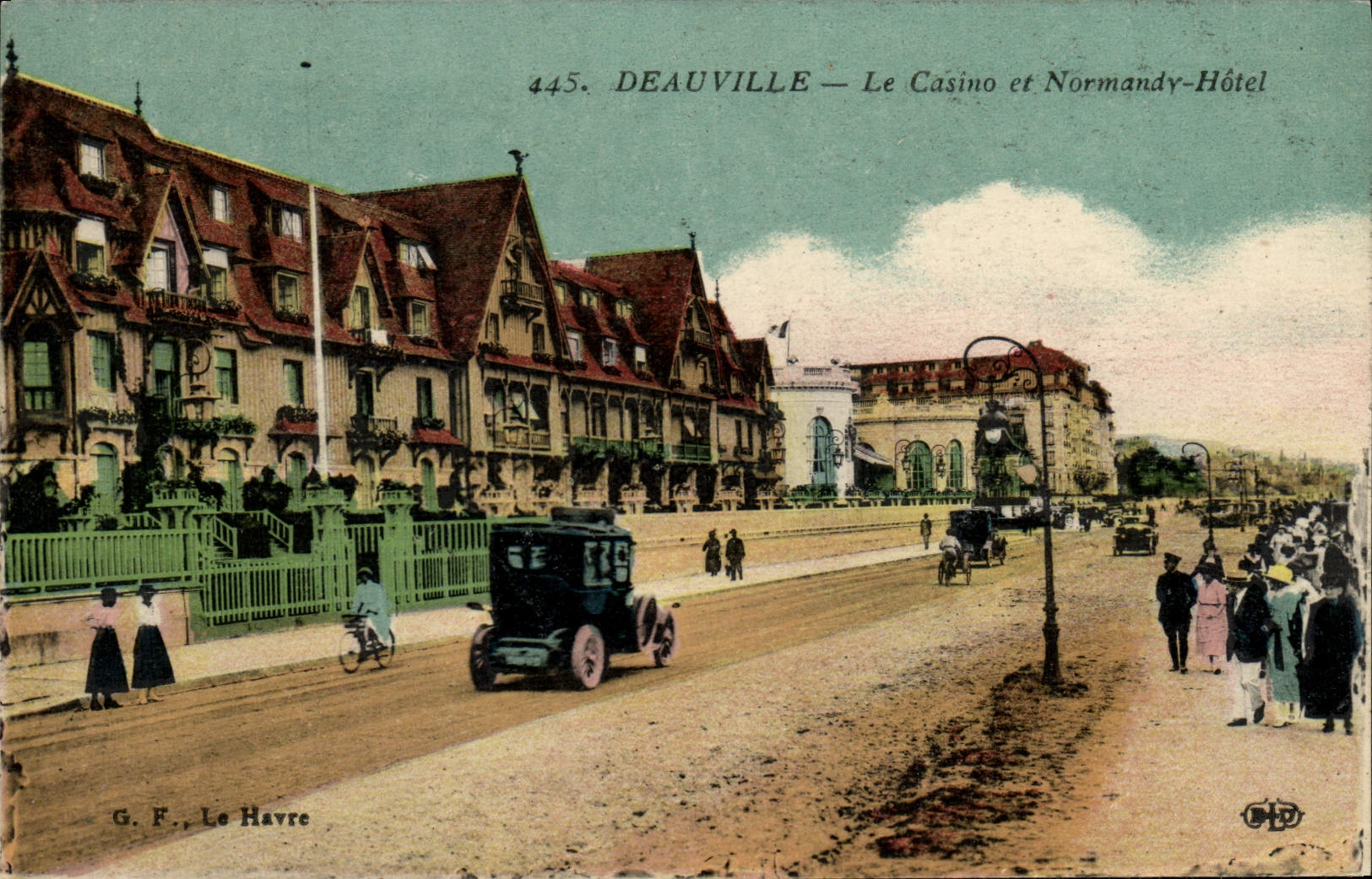 CPA Deauville Le casino et normandy hotel