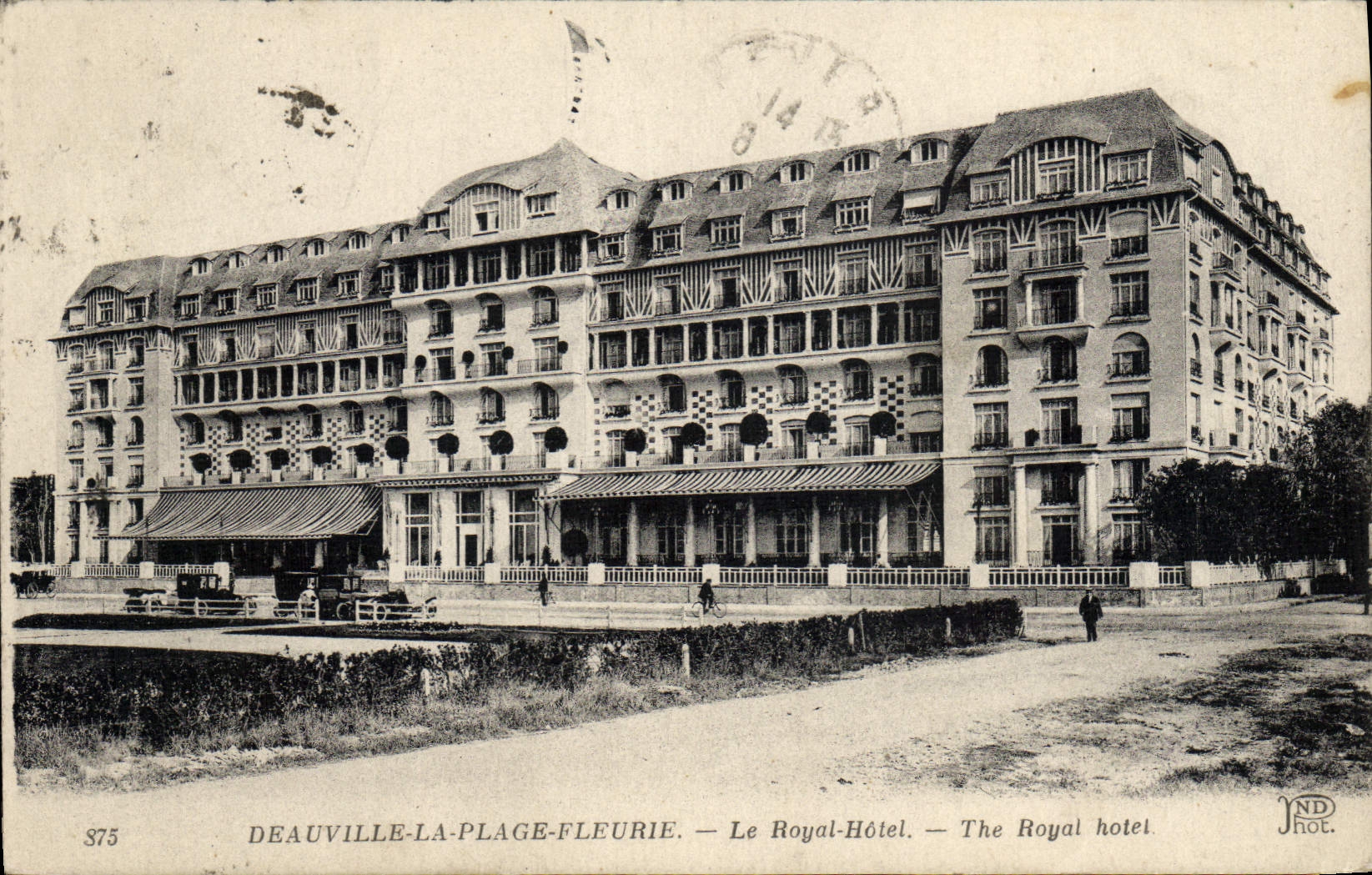 CPA Deauville La Plage Fleurie Royal Hotel 