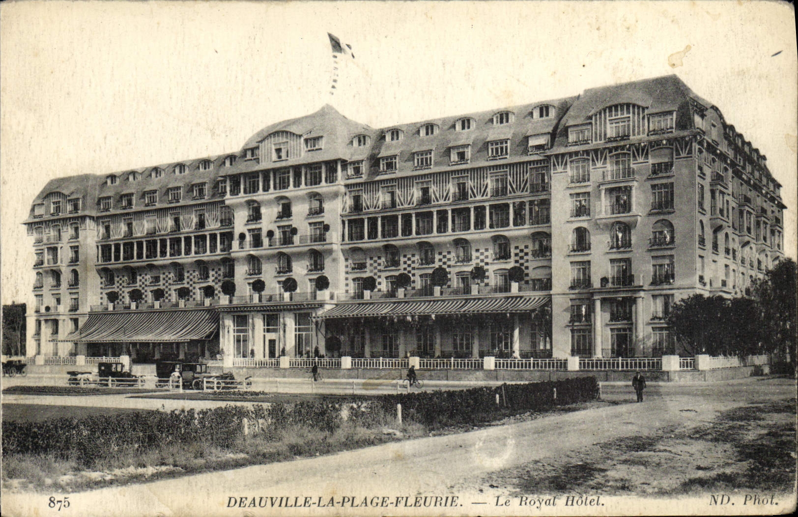 CPA Deauville La Plage Fleurie Royal Hotel 