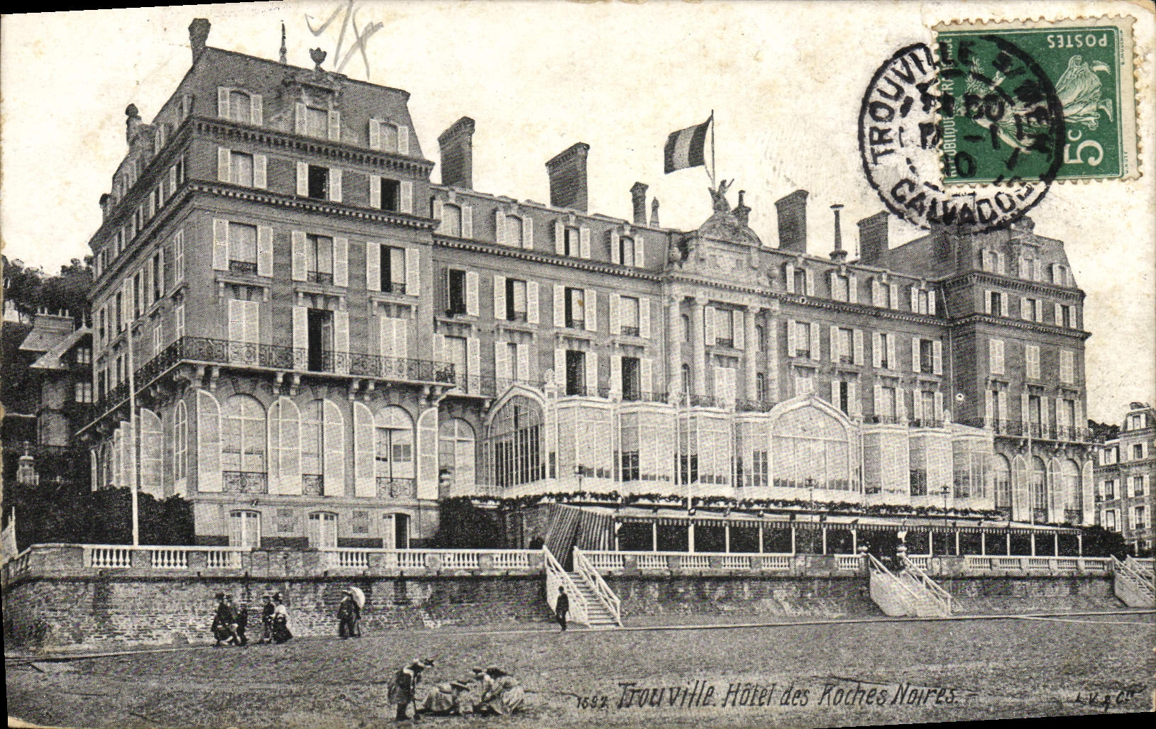 CPA Trouville Hotel Des Roches Noires