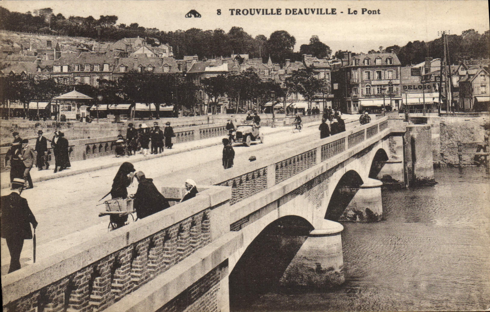 CPA Trouville Deauville Le Pont