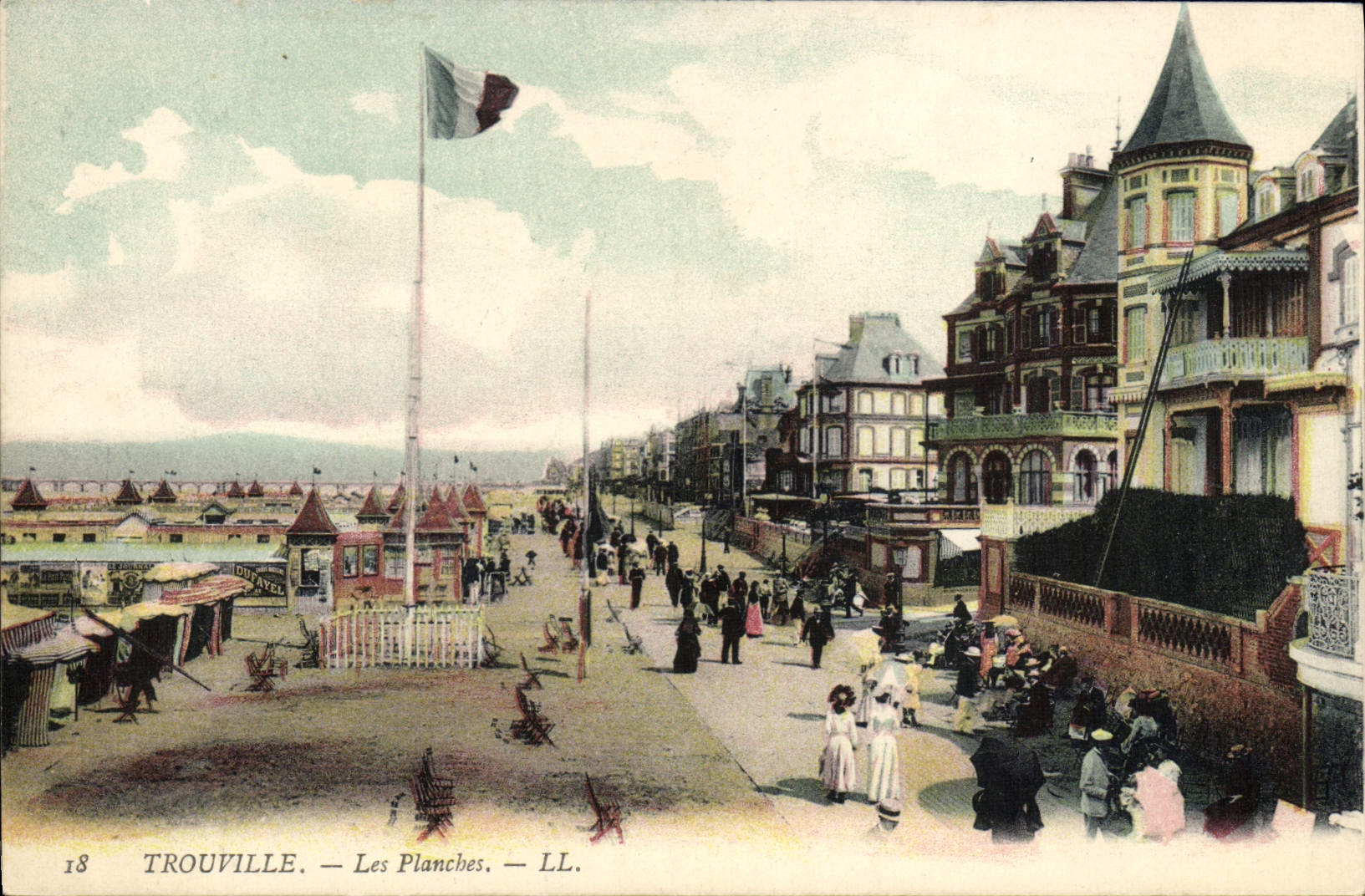 CPA Trouville Les Planches