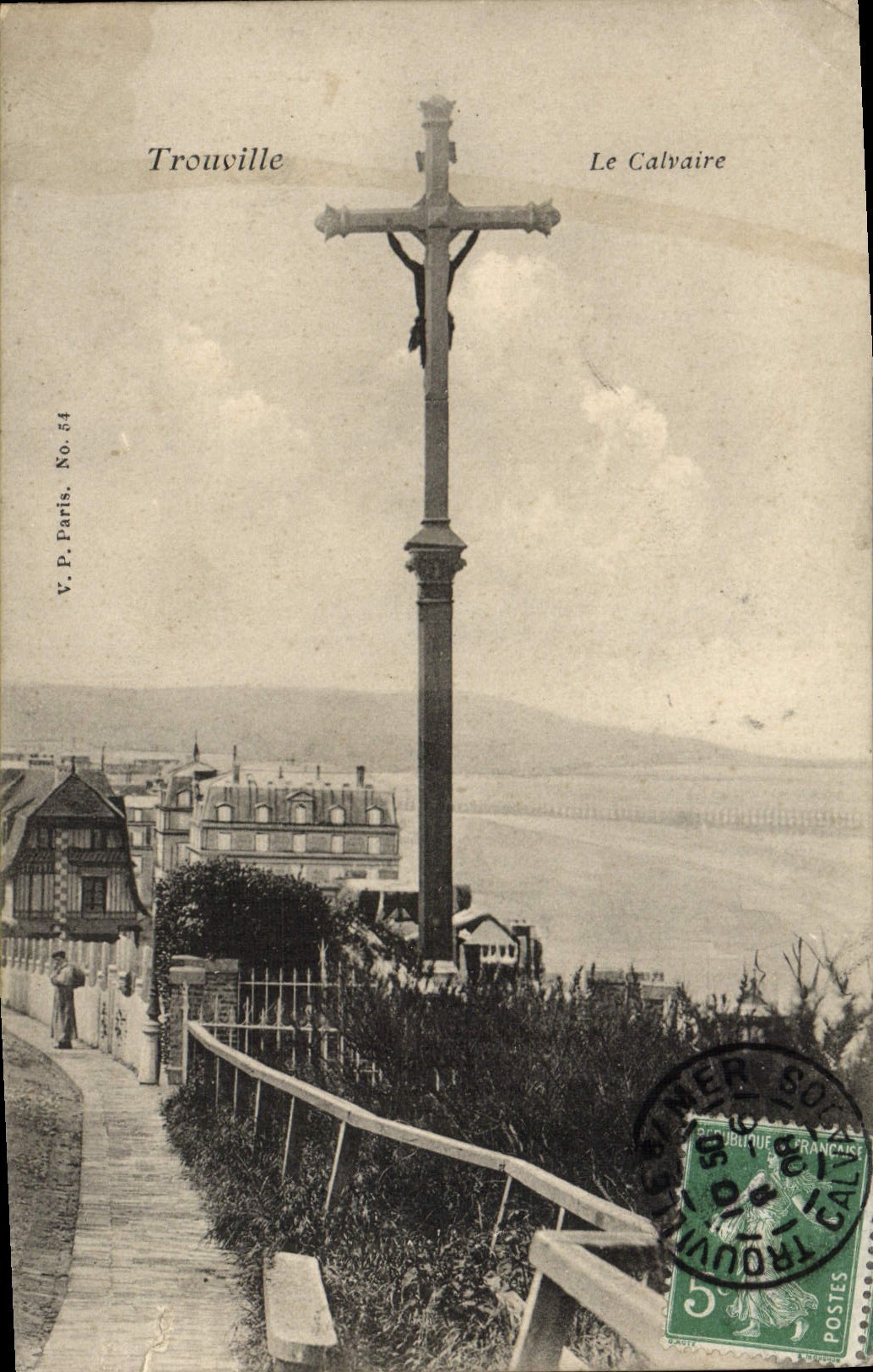 CPA Trouville Le Calvaire