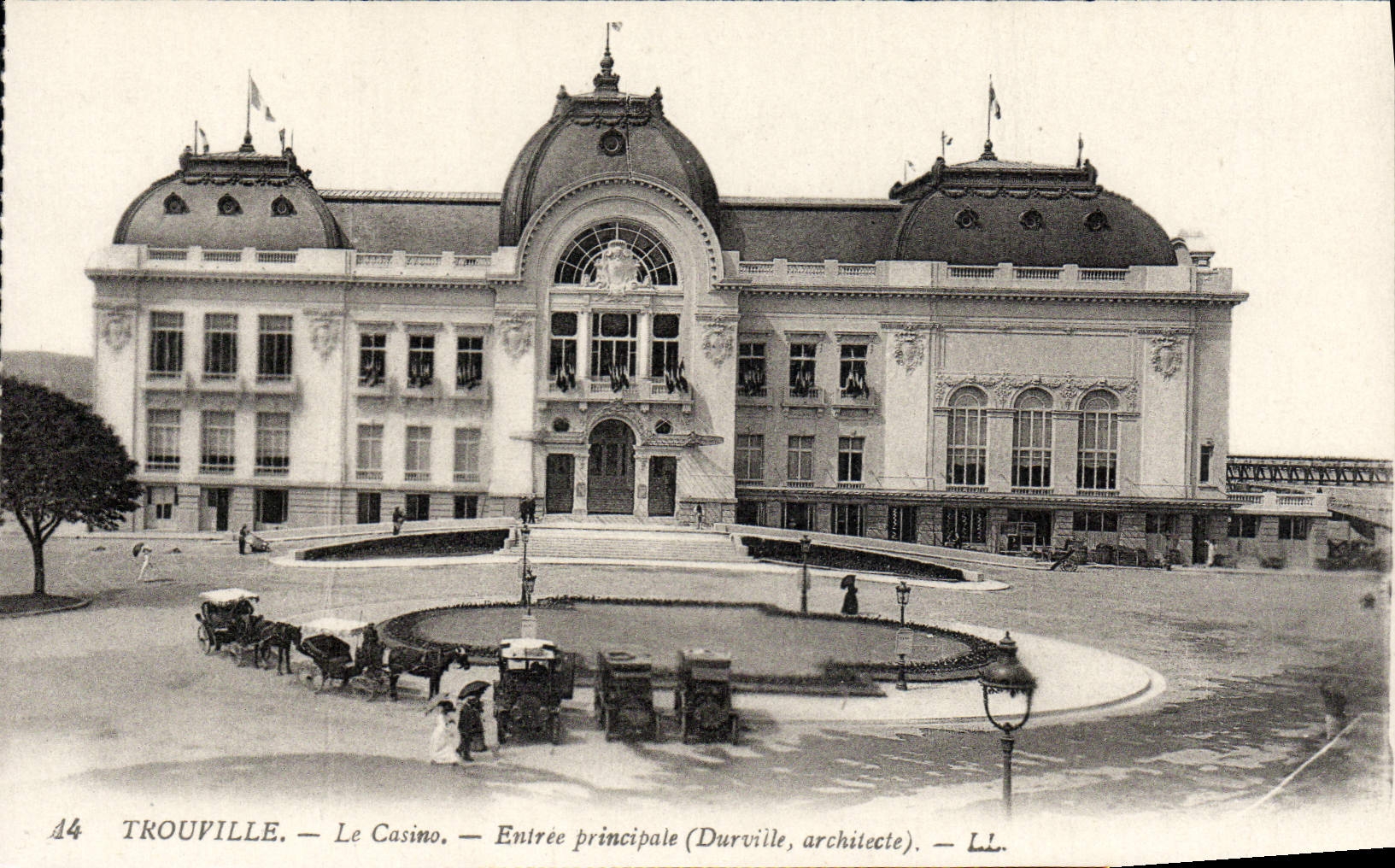 CPA Trouville Le Casino entree principale
