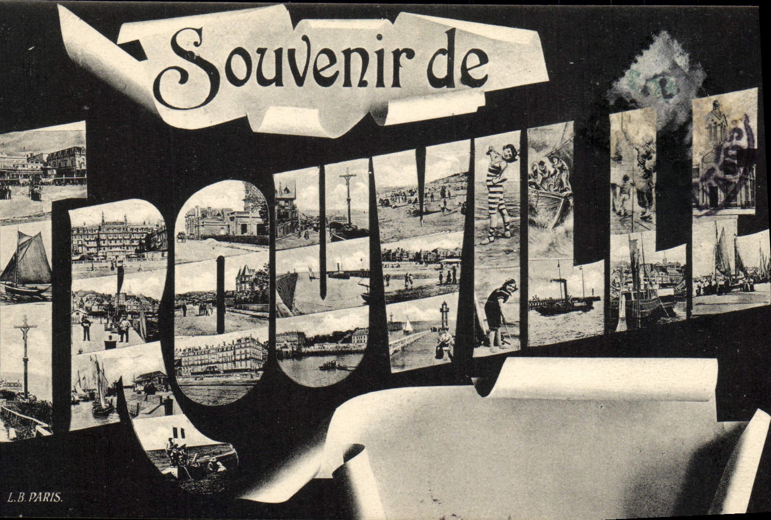 CPA Trouville Souvenir