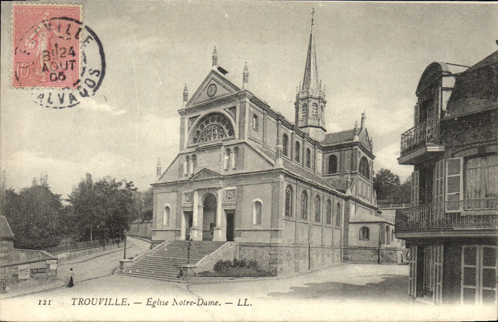 CPA Trouville L'Eglise Notre Dame 