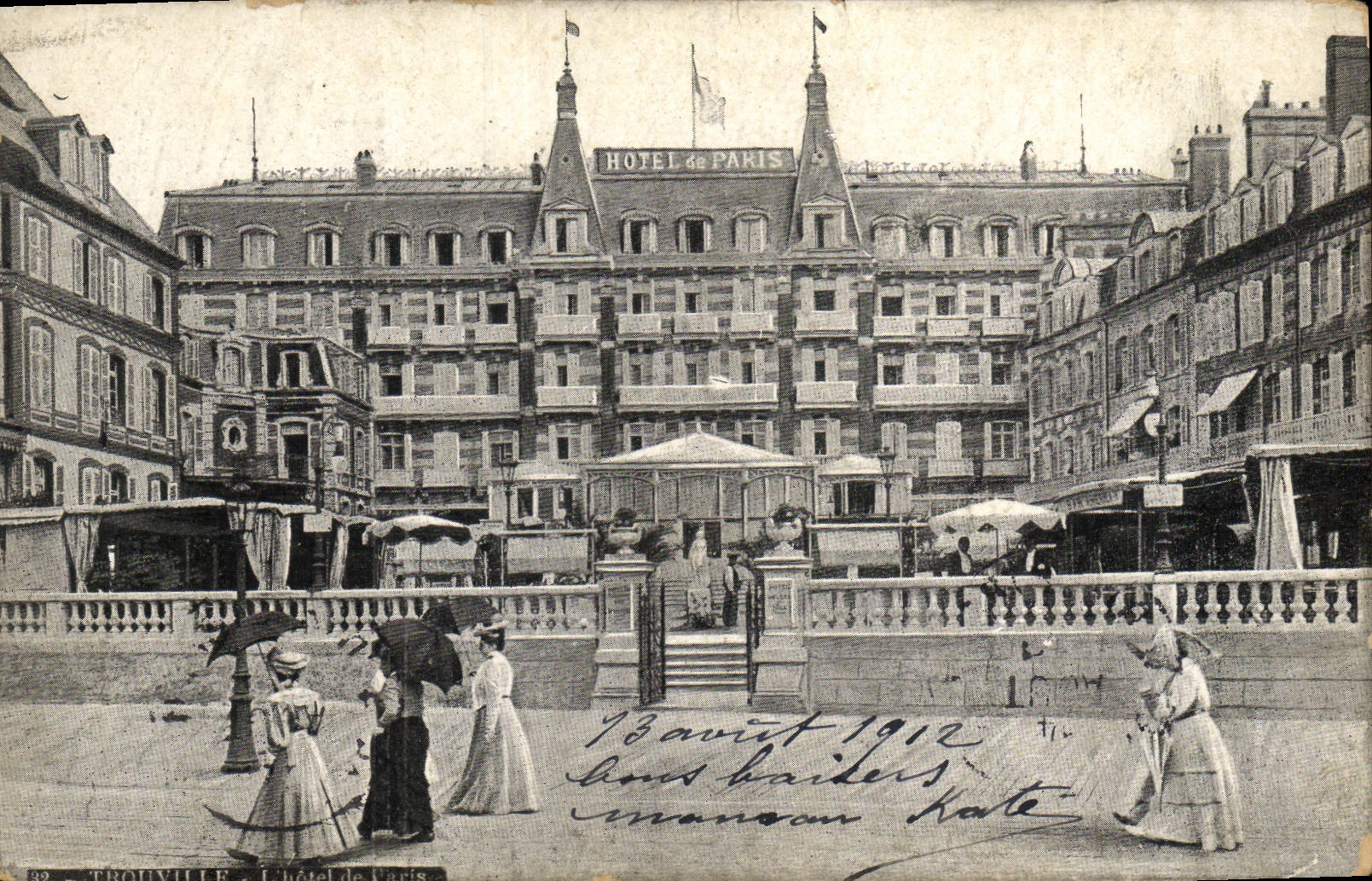 CPA Trouville L'Hotel de Paris 
