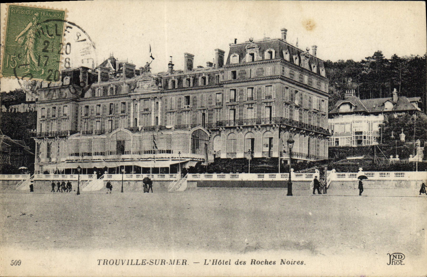 CPA Trouville L'Hotel des Roches Noires