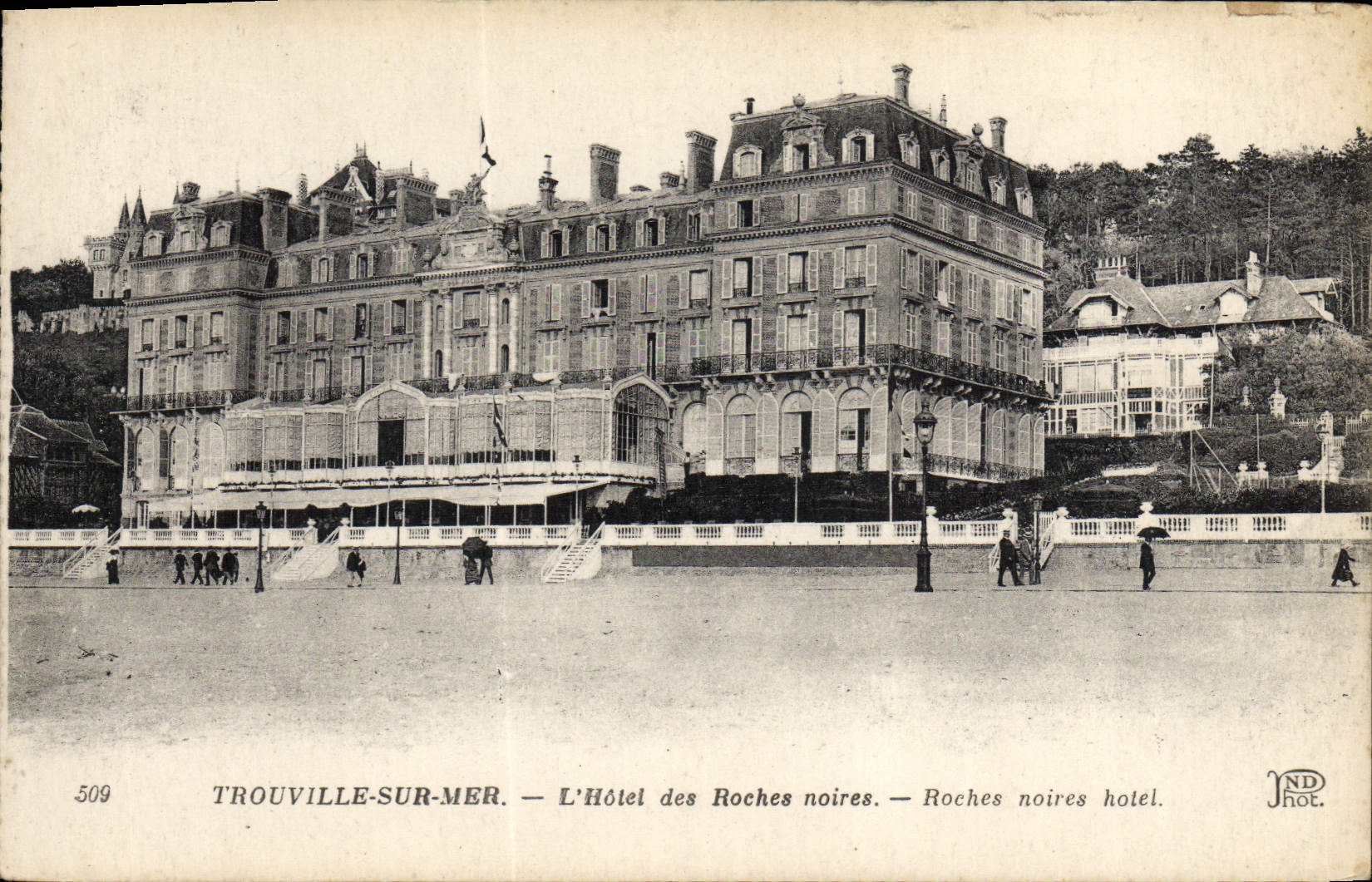 CPA Trouville L'Hotel des Roches Noires