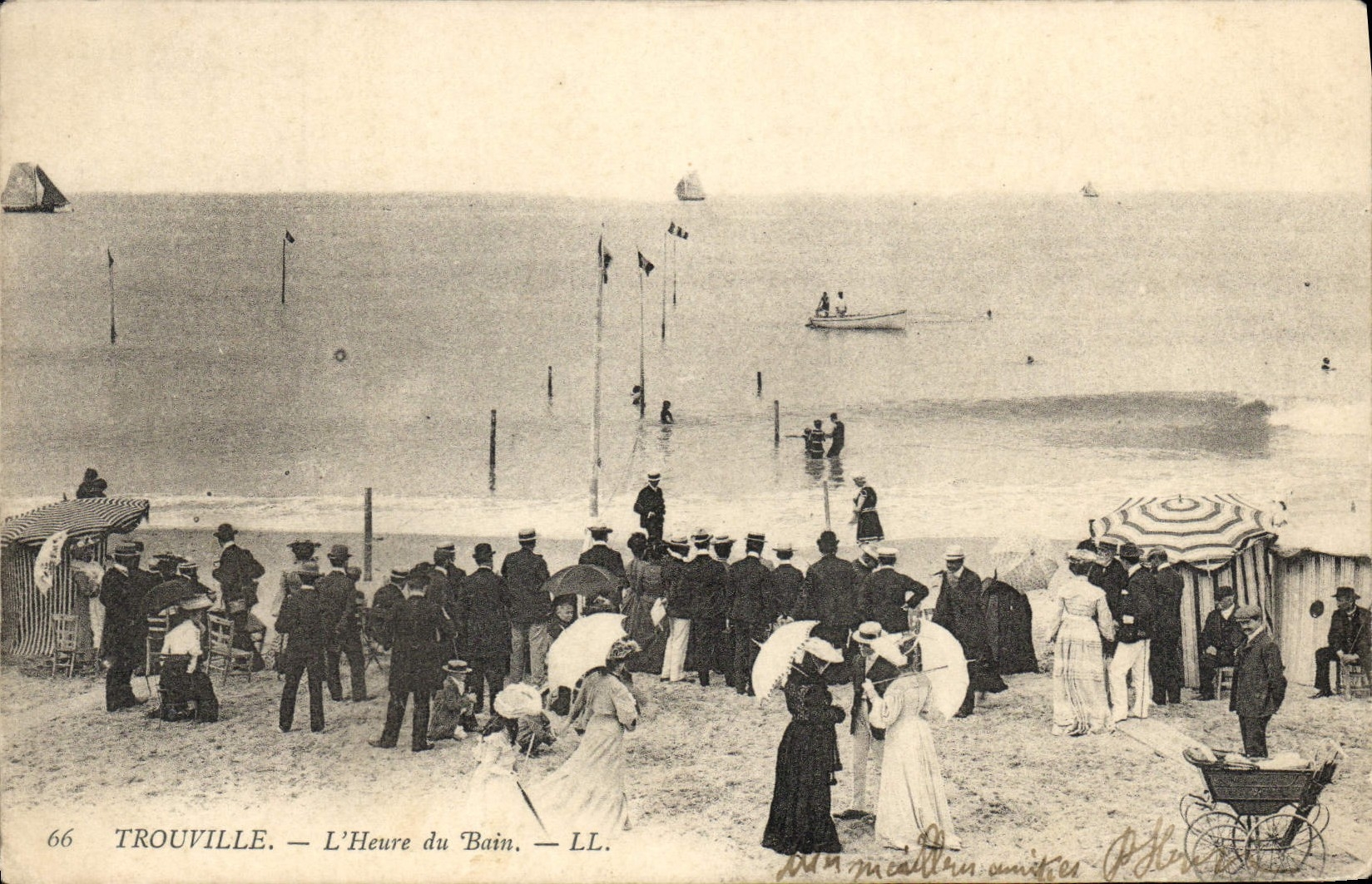 CPA Trouville L'Heure du Bain