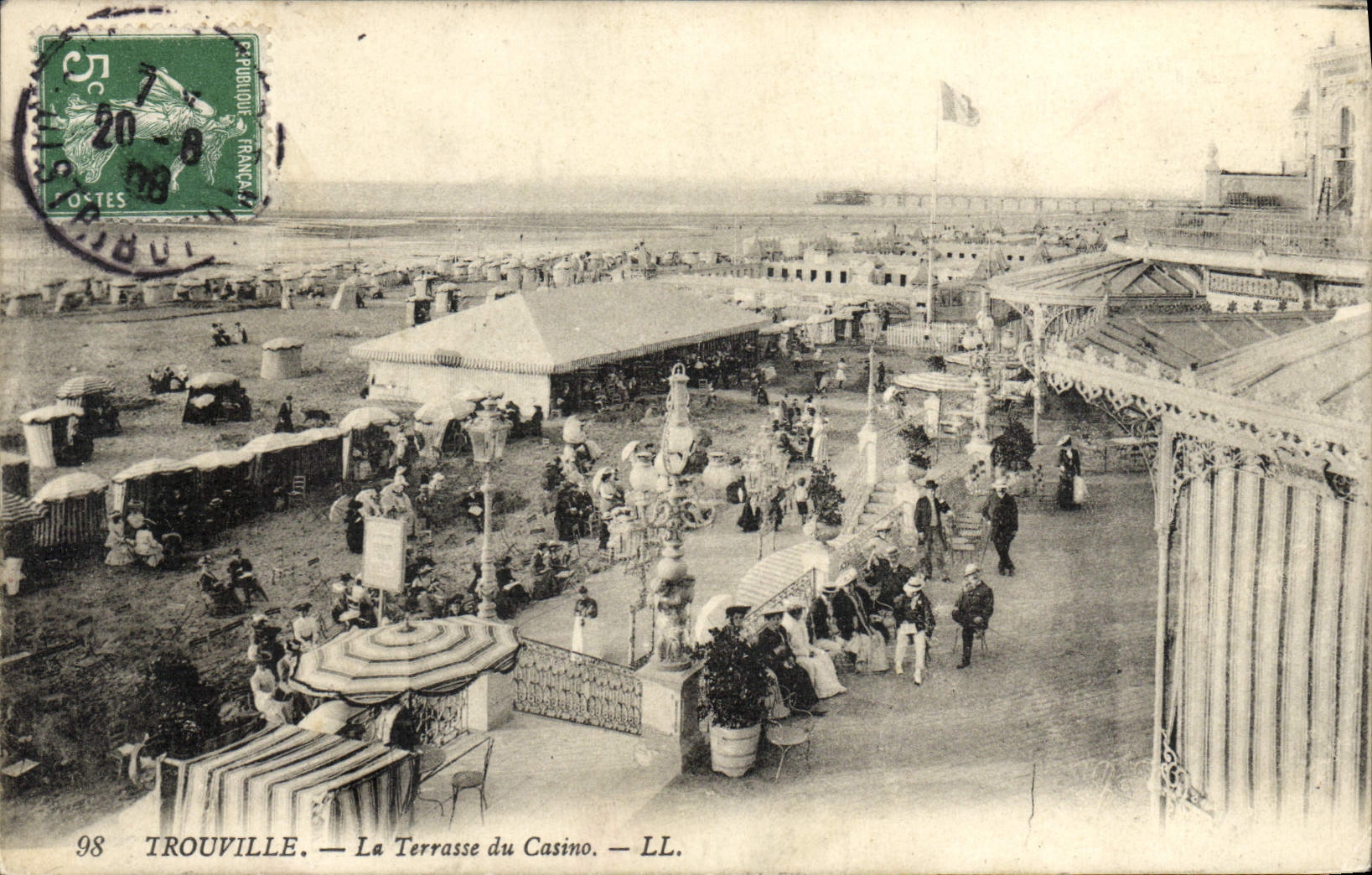 CPA Trouville La terrasse du casino