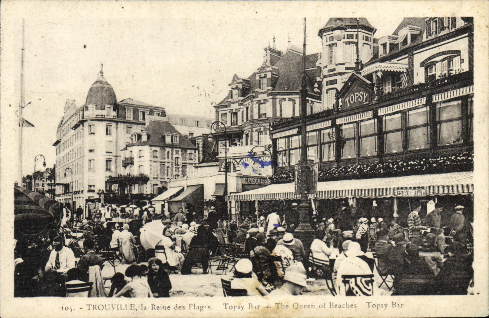 CPA Trouville la reine des plages Topsy Bar