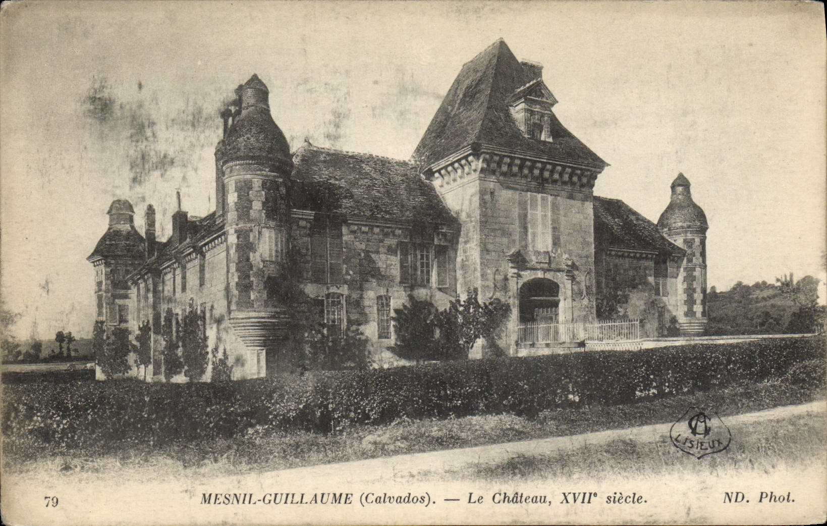 CPA Mesnil guillaume Le chateau