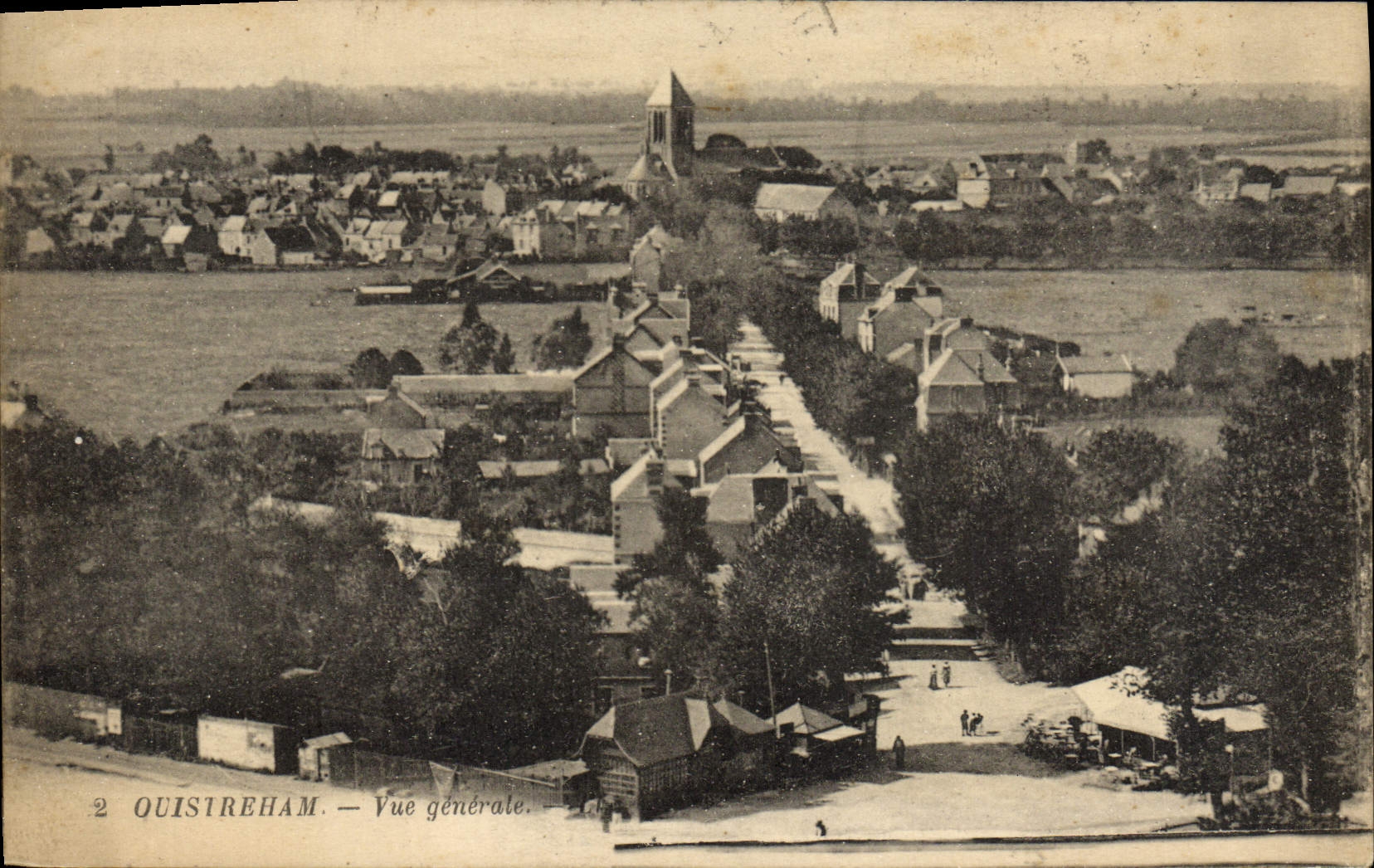 CPA Ouistreham Vue generale