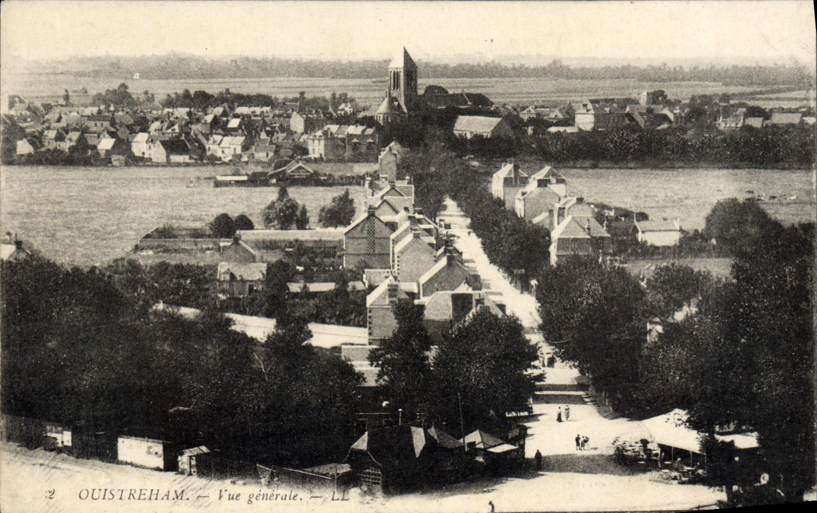 CPA Ouistreham Vue generale