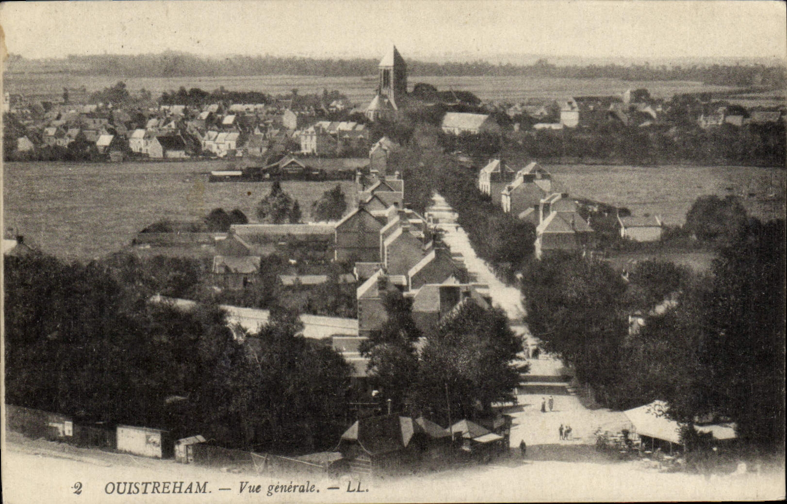 CPA Ouistreham Vue generale