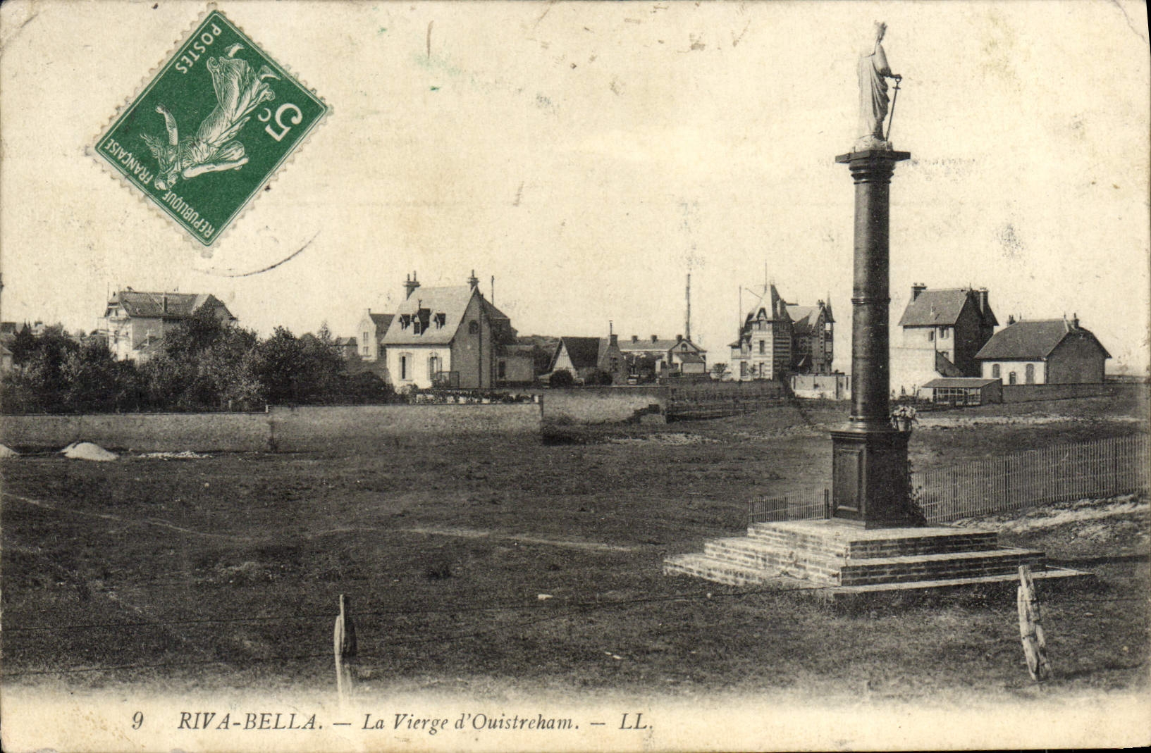 CPA Riva bella La vierge d'Ouistreham